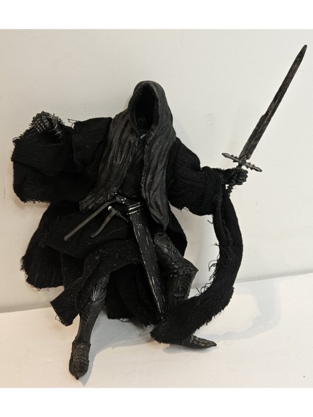 Lord of the Rings Ring Wraith Nazgul Original Action Figure 2001 Marvel Cloth